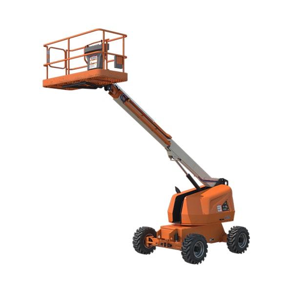 boom lifts are commonly used for painting and other maintenance tasks at elevated heights